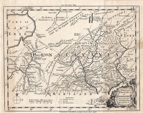 File:1756 MAP OF THE PROVINCE OF PENSILVANIA DRAWN FROM THE BEFT AUTHORITIES, by T. Kitchin Gr ...