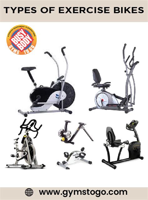 Different Types of Exercise Bikes - Busy Body Gyms To Go