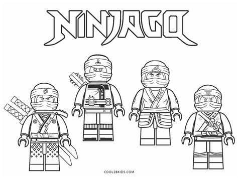 Ninjago Printable Coloring Pages
