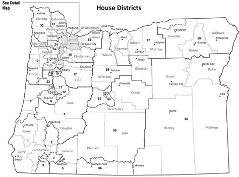 Oregon Legislative Districts Resources - SOCAN - Confronting Climate Change