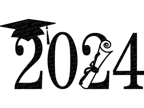 Class of 2024 Svg - Graduation SVG - 2024 Svg - 2024 Graduation SVG - – Apple Grove Lane