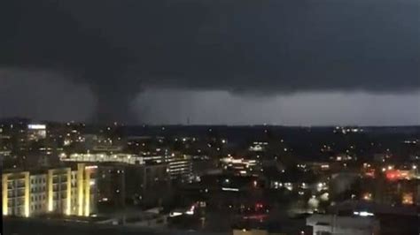 Terrifying Videos Show Tornado Tearing Through Nashville