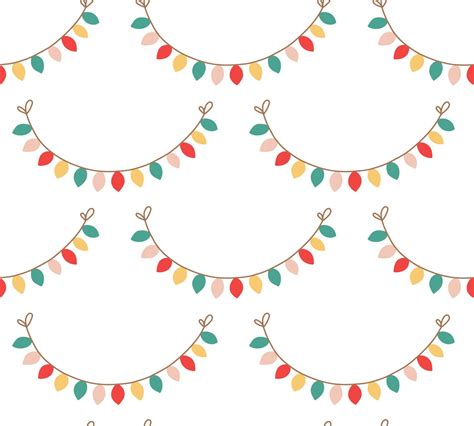 Christmas lights pattern 12884624 Vector Art at Vecteezy