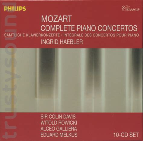 Trustysound: Products: Mozart Complete Piano Concertos Haebler