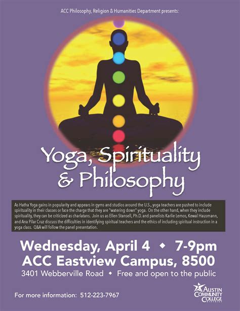 Yoga, Spirituality, and Philosophy - Philosophy, Religion, and Humanities