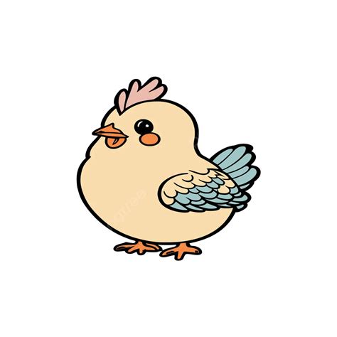 Cute Cartoon Chickens Vector, Cute Chicken, Chicken Cartoon, Chicken PNG and Vector with ...