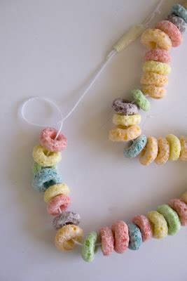 B u t t e r f l y: Fruit Loop Necklaces