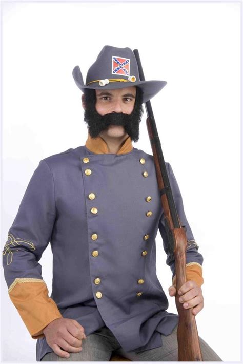 Black Mutton Chops Costume Sideburns And Mustache - PartyBell.com