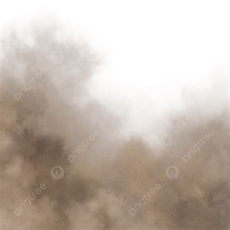 Smoke Dust PNG Image, Realistic Sandstorm Smoke Dust Border, Sandstorm, Dust, Smoke PNG Image ...
