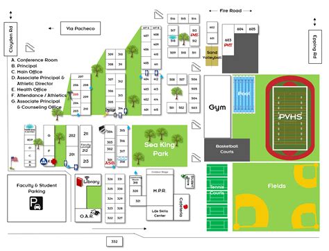 Mesa High School Campus Map