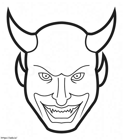 1548318740 Devil Drawing Easy 13 coloring page