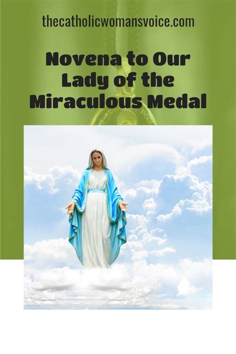 Novena to Our Lady of the Miraculous Medal