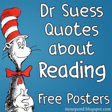 Dr Suess Quotes about Reading - In Our Pond