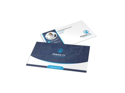 Financial Services Business Card Templates | MyCreativeShop