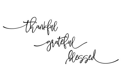 Thankful Grateful Blessed - SVG PNG EPS By Studio 26 Design Co ...