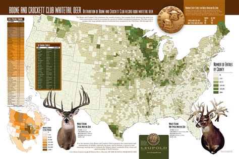 Whitetail Distribution Map Boone And Crockett Club ...