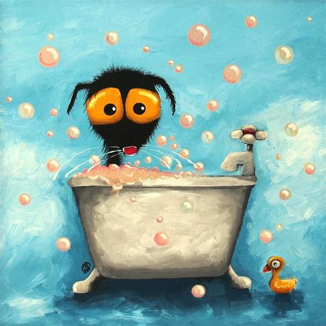 Bubble Bath Paintings for Sale (With images) | Whimsical paintings, Bubble art, Art