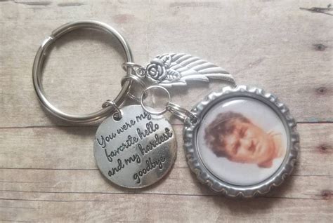 Memorial Keychain Memorial Gift Photo Memorial Photo - Etsy