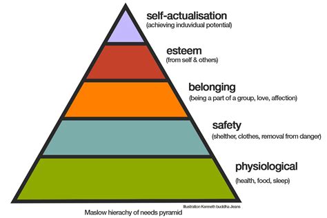 Maslow's Hierarchy Of Needs In Order