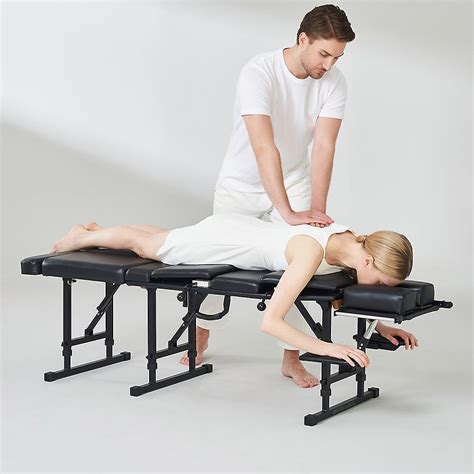 Royal Massage Sheffield 180 Elite Professional Portable Chiropractic Table - Pelvic & Thoracic ...