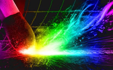 Colorful match sparks wallpaper - Artistic wallpapers - #16431