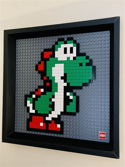 Yoshi from Super Mario Bros : r/lego