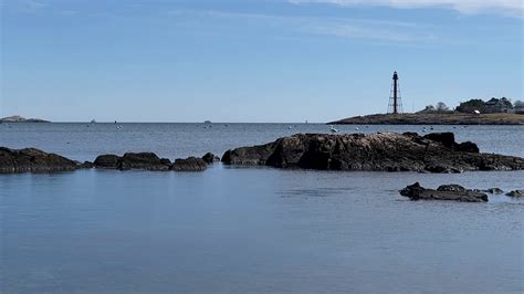 View Of Lighthouse Point & Marblehead Light Stock Footage SBV-347322280 - Storyblocks