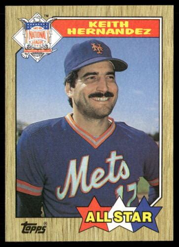 Keith Hernandez 1987 Topps #595 New York Mets | eBay