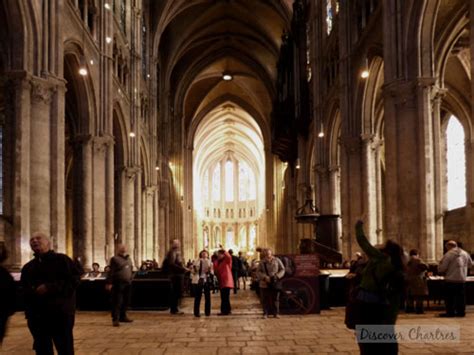 Inside Chartres Cathedral - Nave Central and The Aisles