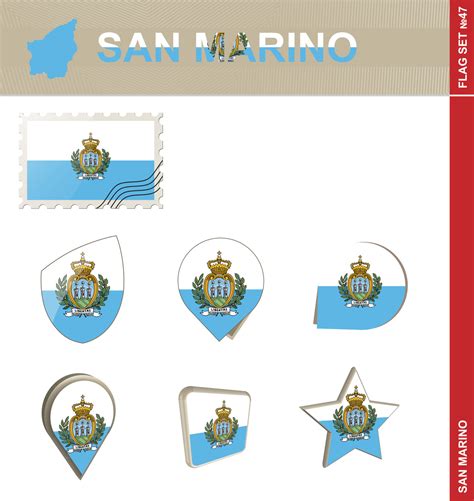 San Marino Flag Set, Flag Set 8804173 Vector Art at Vecteezy