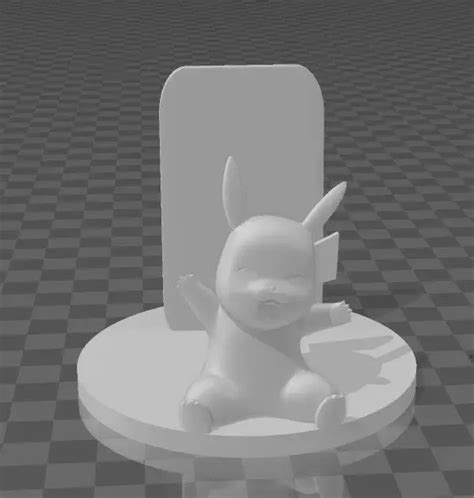 support téléphone Pikachu | 3D models download | Creality Cloud