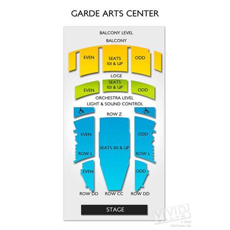 Garde Arts Center Seating Chart | Vivid Seats