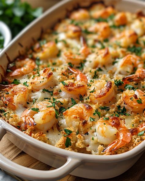 Baked Stuffed Shrimp Casserole – American Recipes