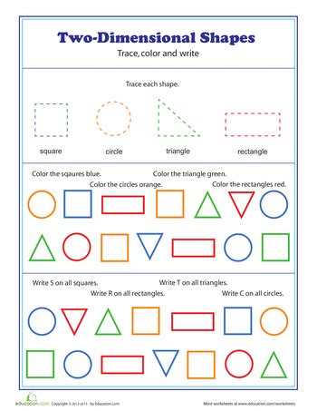 Wonderful 2d Shape Worksheet Amazing Handwriting Maker