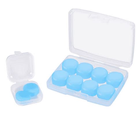 Gel Ear Plugs Reusable Silicone Earplugs Waterproof Moldable Swimming ...