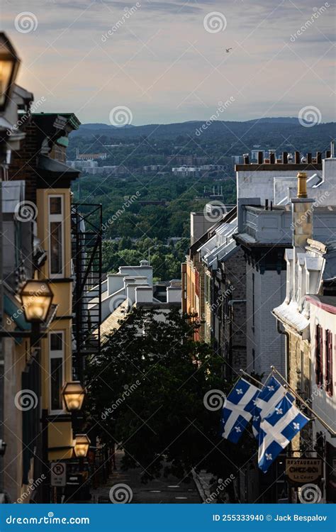 Quebec City Architecture Quebec City Quebec Stock Photo - Image of america, city: 255333940