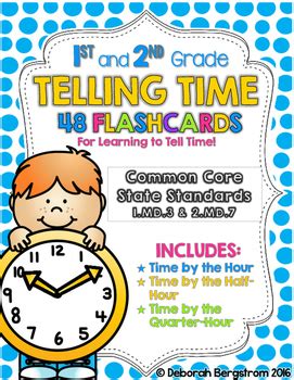 Telling Time Flashcards by Primary Circus | TPT