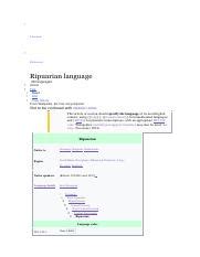 Literature.pdf - • Literature • References Ripuarian language 46 languages • • Article Talk ...