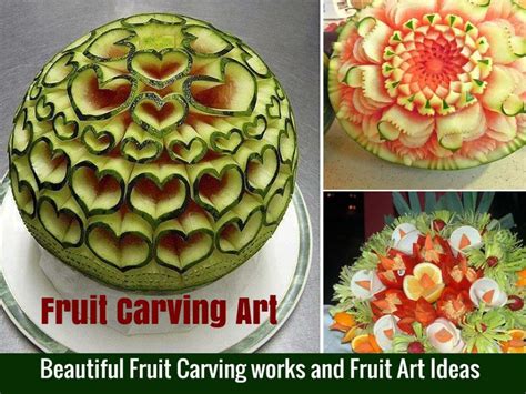 PPT - Beautiful Fruit Carving works and Fruit Art Ideas PowerPoint ...