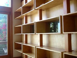 Wall of Shelves | Built in shelving wall plays on the idea o… | Flickr