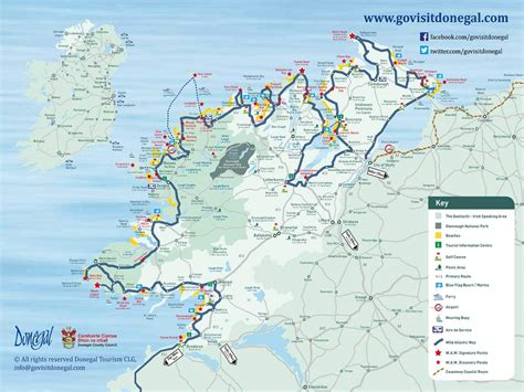 Road Map Of Donegal