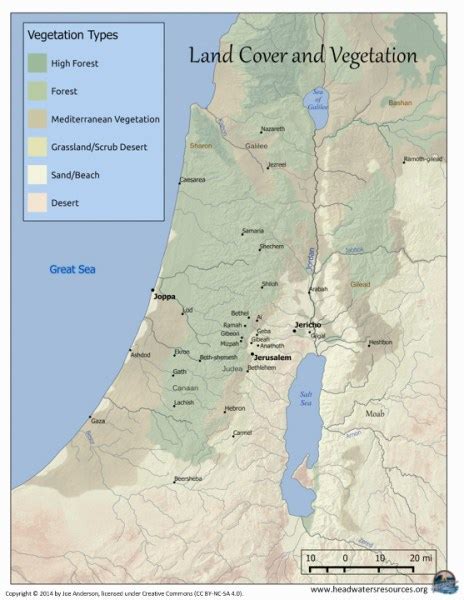 Israel-Land-Cover-and-Vegetation – Headwaters Christian Resources