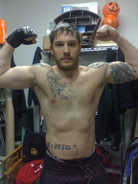 Tom Hardys Tattoos Warrior Mma Muscle Workout