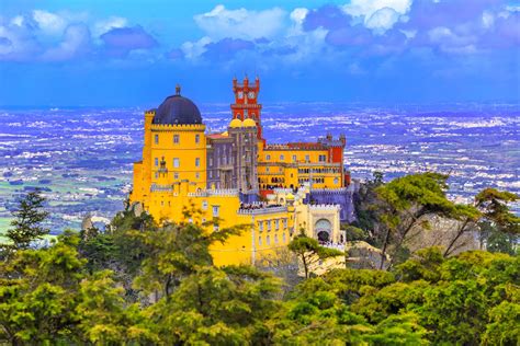 Get swept away by Portugal's Pena Palace with fairytale charm, stunning scenery, and top grub ...