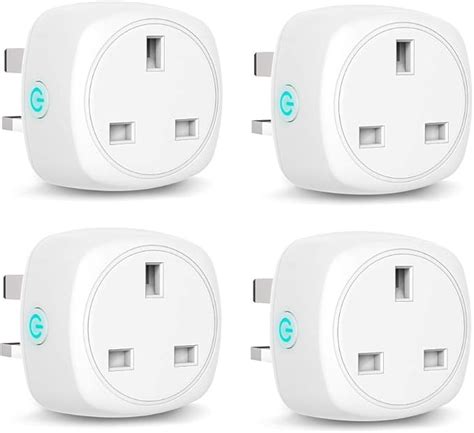 Aoycocr Smart Plug WiFi Socket Compatible with Alexa, Google Home, Timing Function Remote ...