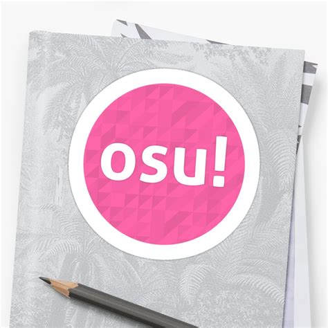 "osu! logo" Stickers by LinkenParis | Redbubble