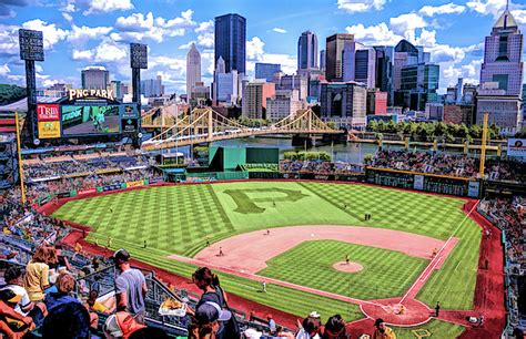 PNC Park Pittsburgh Pirates Baseball Ballpark Stadium Duvet Cover for ...