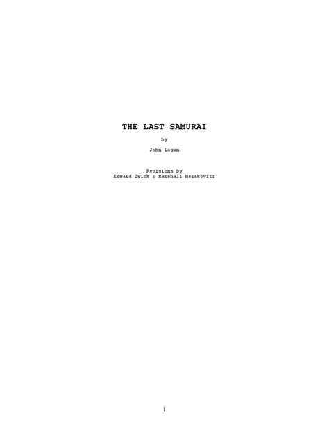 The Last Samurai | PDF | Samurai | Geisha