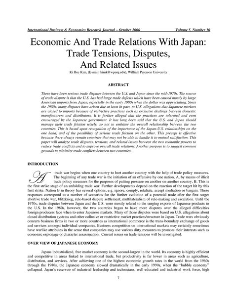 Economic And Trade Relations With Japan Trade Tens - Economic And Trade ...