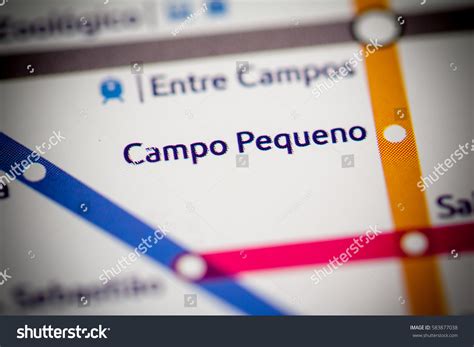 Campo Pequeno Station Lisbon Metro Map Stock Photo 583877038 | Shutterstock